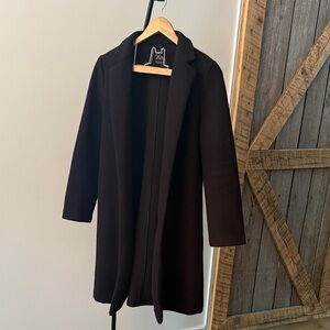 ZARA BLACK OPEN COAT